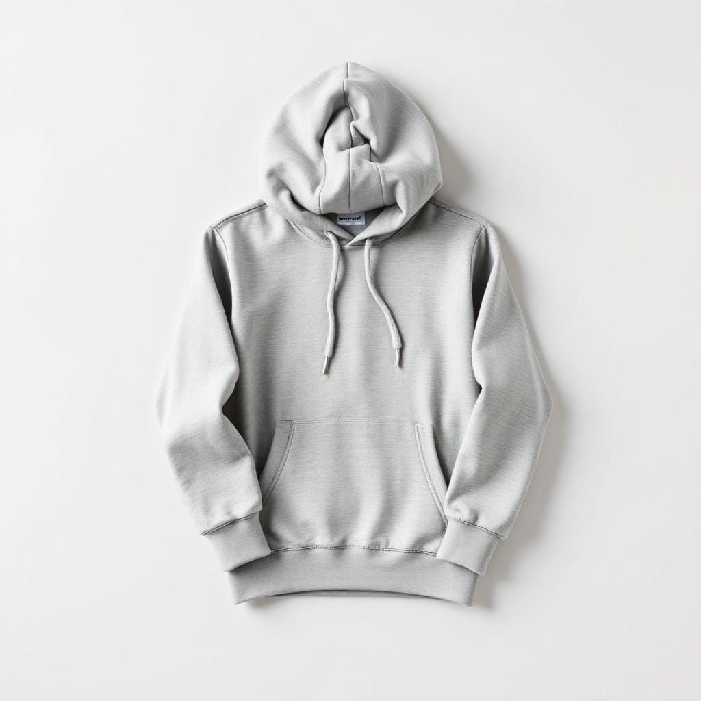 Moletom com Capuz Cinza Mescla — produto disponível na loja Alma Urbana Moda