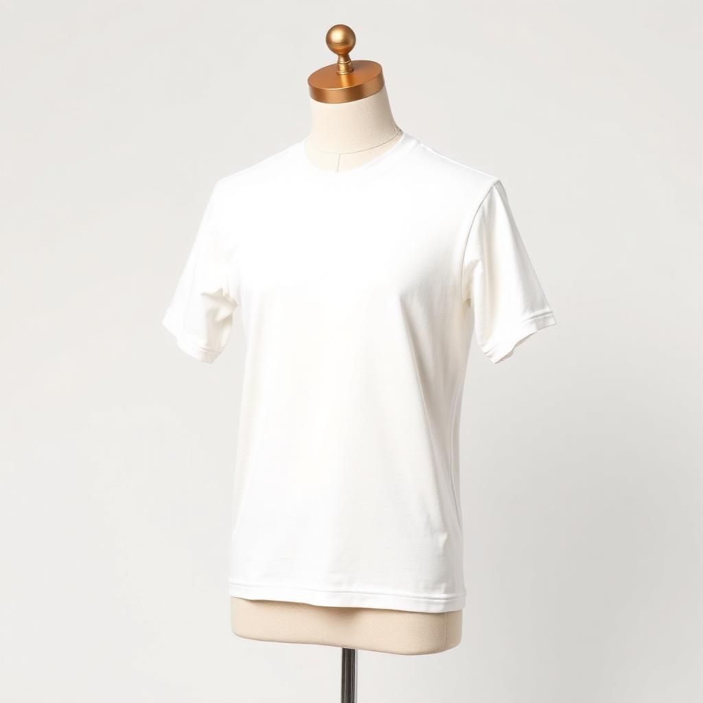 Camiseta Básica Algodão Pima Off-White — produto disponível na loja Alma Urbana Moda