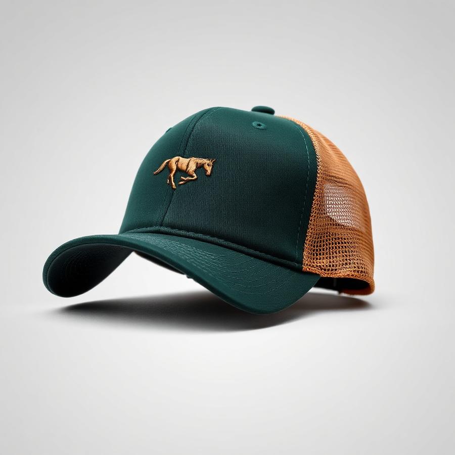 Boné Trucker Verde Cavalo — produto disponível na loja Bravo Jeans