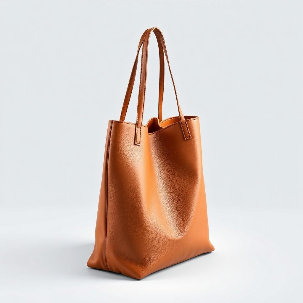 Bolsa Tote de Couro Caramelo — produto disponível na loja Alma Urbana Moda