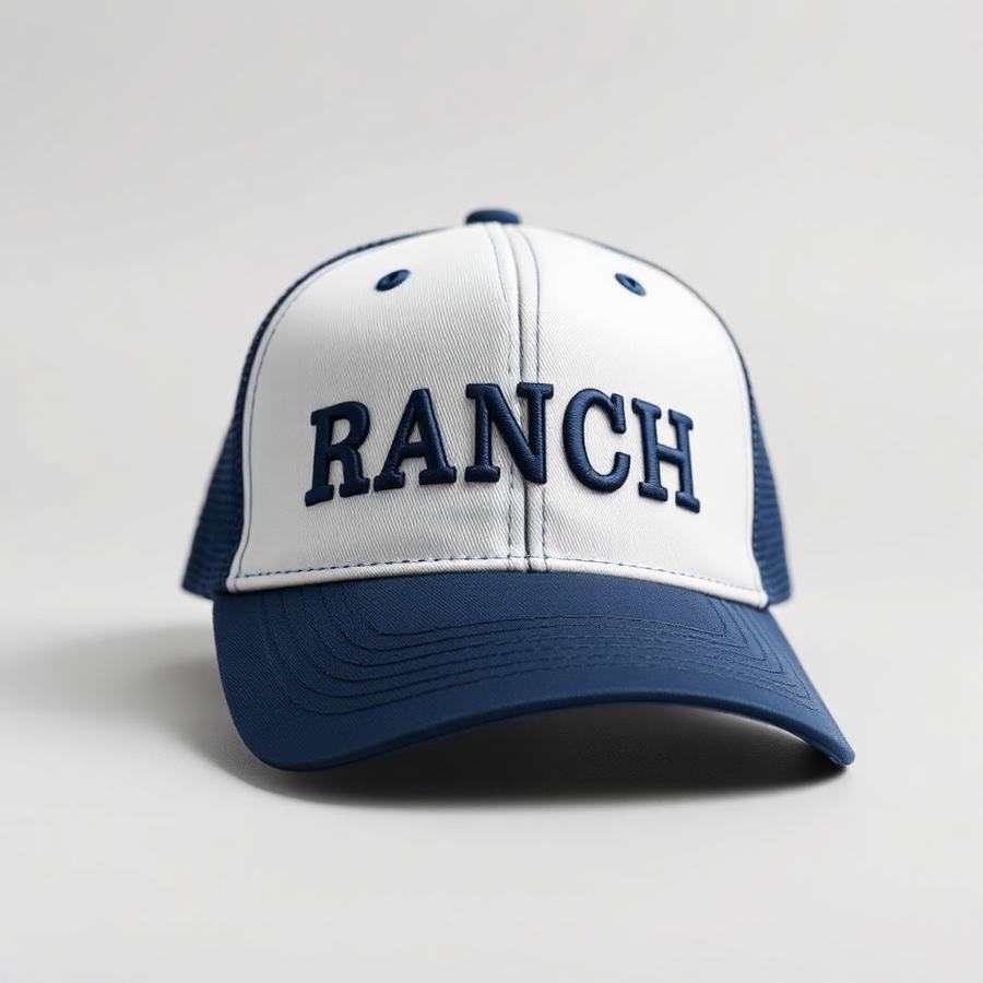 Boné Trucker Branco Ranch — produto disponível na loja Bravo Jeans