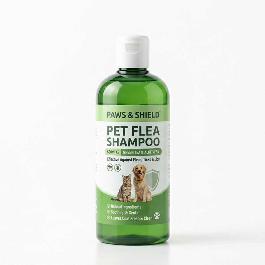 Shampoo Antipulgas 500ml — produto disponível na loja Patas & Companhia