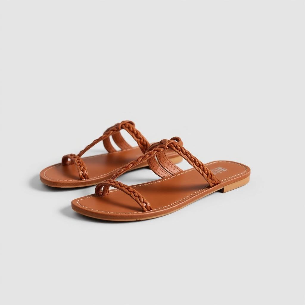 Sandália Rasteira Trançada — produto disponível na loja Alma Urbana Moda