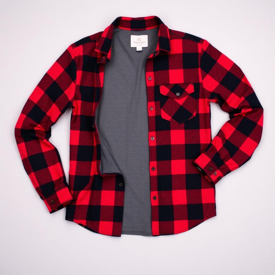 Camisa Xadrez Masculina Vermelha — produto disponível na loja Bravo Jeans
