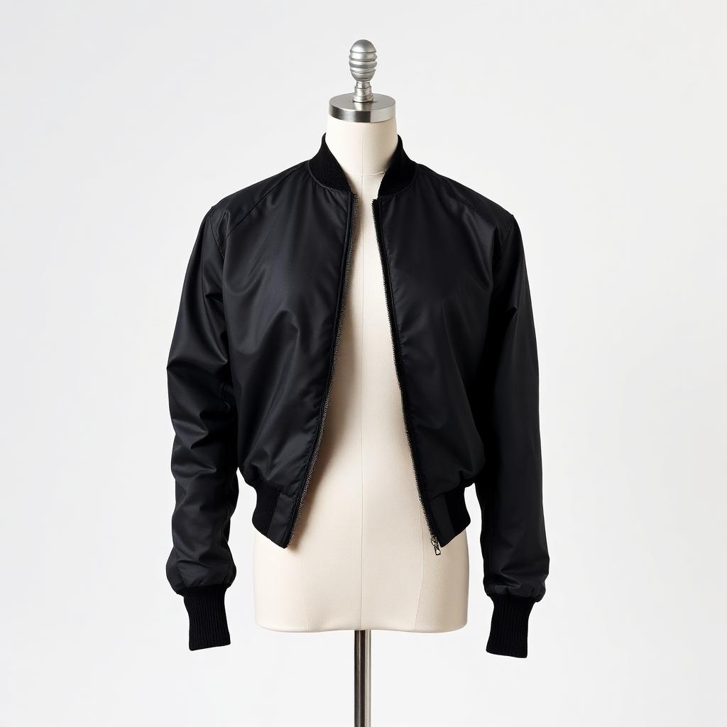 Jaqueta Bomber Preta — produto disponível na loja Alma Urbana Moda