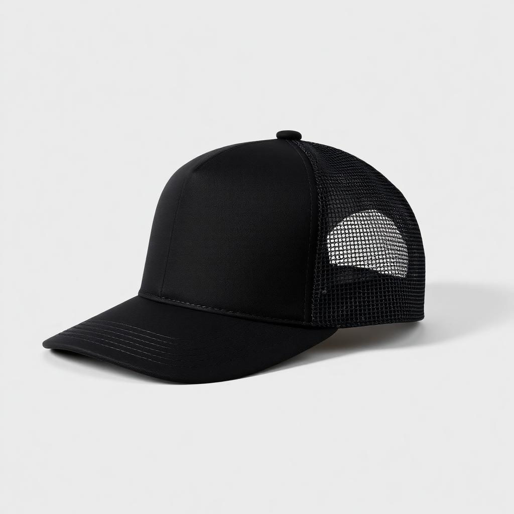 Boné Trucker Preto — produto disponível na loja Alma Urbana Moda