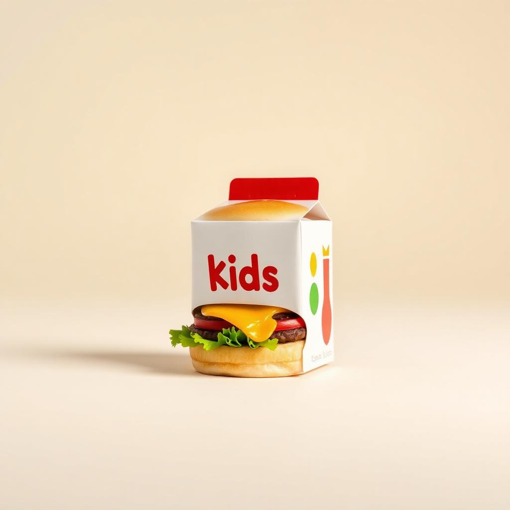 Combo Kids Mini Burger — produto disponível na loja Brasa Burger Lanches