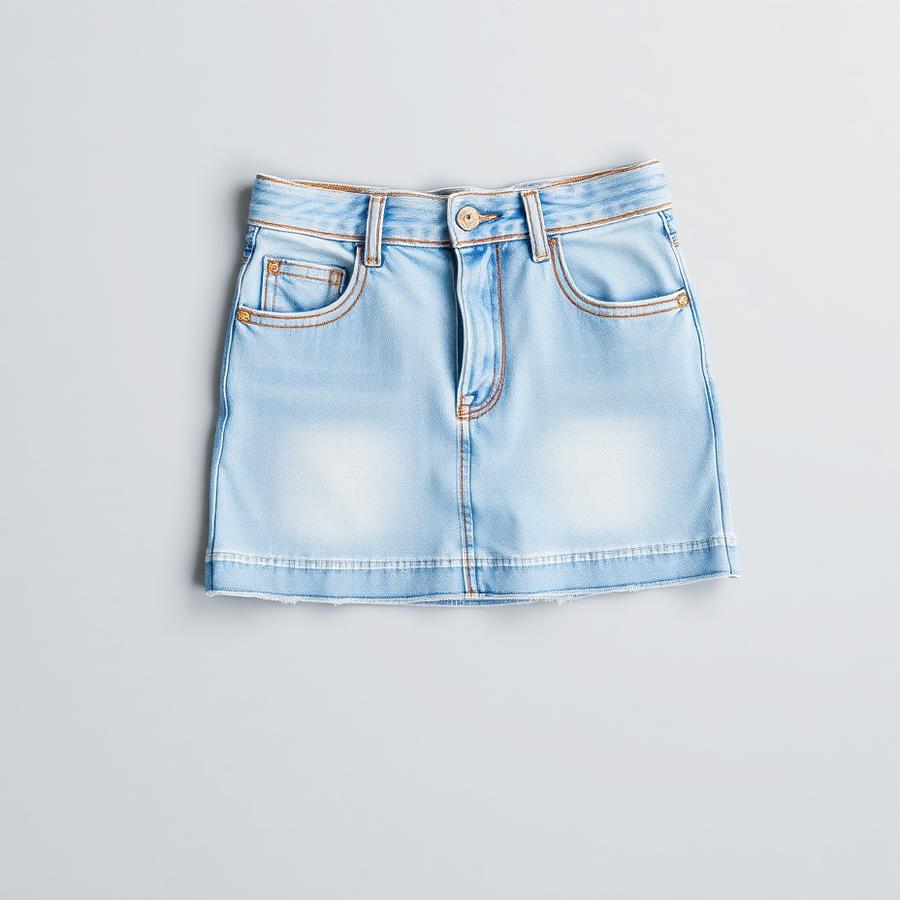 Saia Jeans Feminina — produto disponível na loja Bravo Jeans