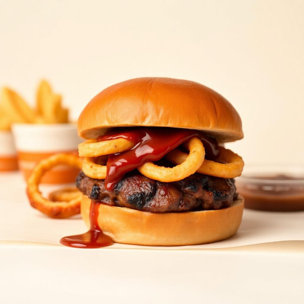 Burger Costela BBQ — produto disponível na loja Brasa Burger Lanches