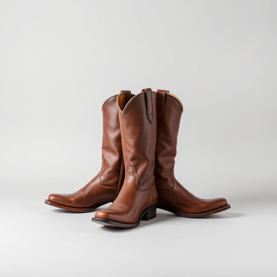 Bota Country de Couro Marrom — produto disponível na loja Bravo Jeans