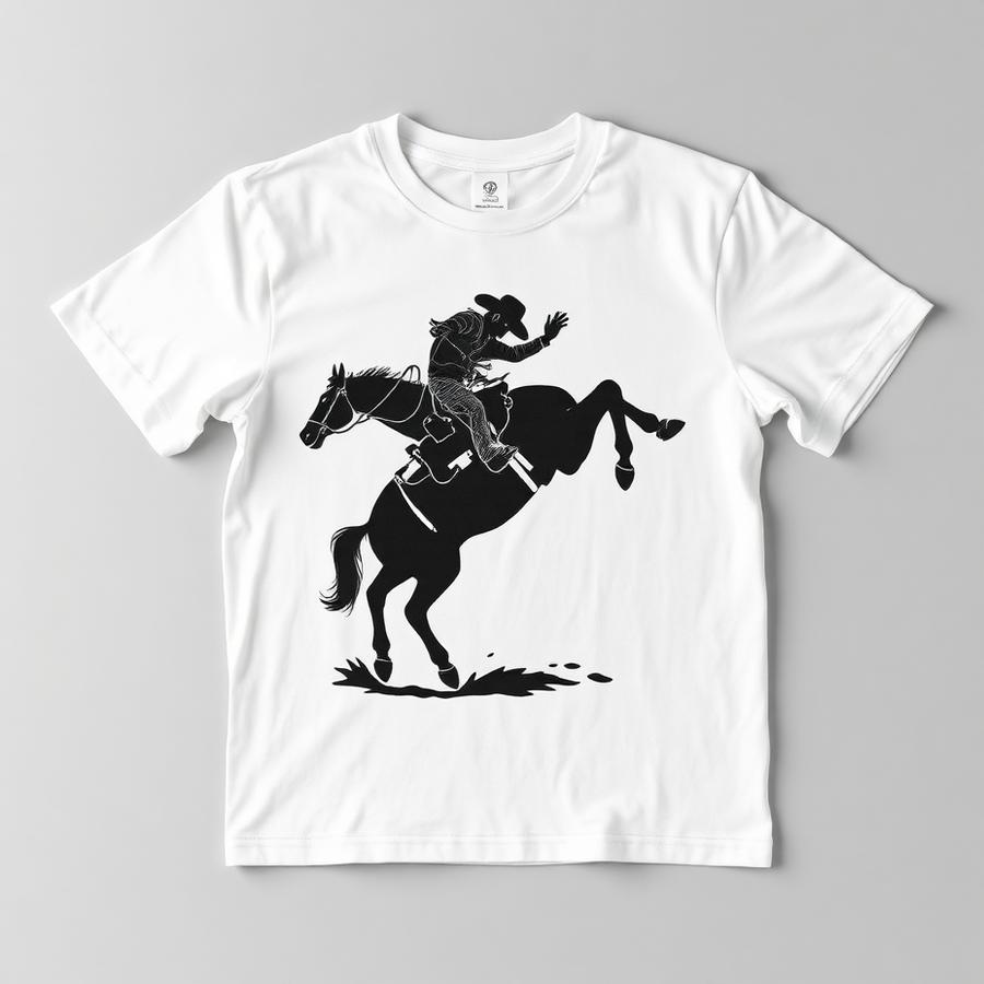 Camiseta Rodeio Branca — produto disponível na loja Bravo Jeans